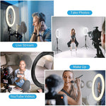 JMARY FM-12R 12-inch Video Recording Ring Light Photography LED Fill Light
