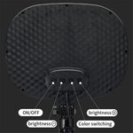 JMARY FM-58R Photography Fill Light 180-Degree Rotatable 9-inch LED Light for Live Streaming