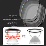 JMARY FM-58R Photography Fill Light 180-Degree Rotatable 9-inch LED Light for Live Streaming