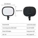 JMARY FM-58R Photography Fill Light 180-Degree Rotatable 9-inch LED Light for Live Streaming