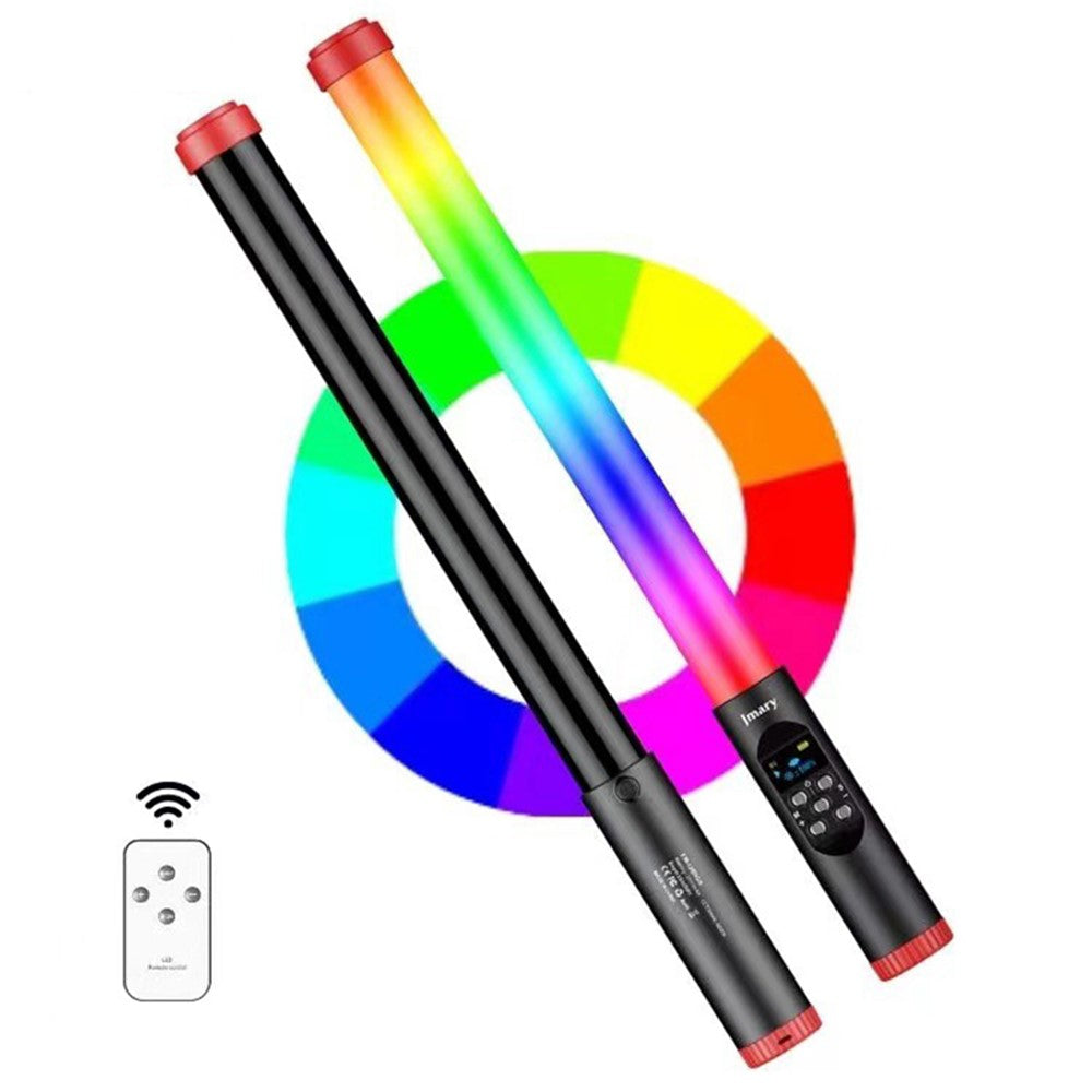 JMARY FM-128RGB Utomhusfotograferingslampa Vattentät RGB Handhållen LED-fyllnadslampa