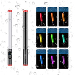 JMARY FM-128RGB Utomhusfotograferingslampa Vattentät RGB Handhållen LED-fyllnadslampa