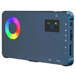 C02 Full Color RGB Video Light 24 Effects Dimmable Pocket Fill Lamp for Live Broadcast