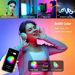 WEEYLITE S05 RGB LED Video Light App Control Portable Fill Light for Live Streaming / Photography