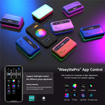 WEEYLITE S05 RGB LED Video Light App Control Portable Fill Light for Live Streaming / Photography