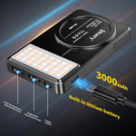 JMARY FM-168R Magnetic Phone Fill Light Dual Color Temperature 160 LED Beads Portable Video Light