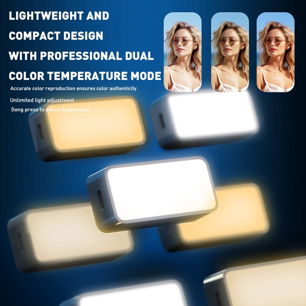 A8 Mini Magnetic Pocket Fill Light Phone Photography Video Streaming Portable LED Light