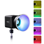 VLOGLITE P40RGB 40W COB RGB Videolys 2500K-6500K 20 Effektilstande Studie Videolampe til Fotografering Livestreaming