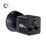 VLOGLITE P40RGB 40W COB RGB Videolys 2500K-6500K 20 Effektilstande Studie Videolampe til Fotografering Livestreaming