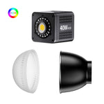 VLOGLITE P40RGB 40W COB RGB Videolys 2500K-6500K 20 Effektilstande Studie Videolampe til Fotografering Livestreaming