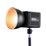 VLOGLITE P40RGB 40W COB RGB Videolys 2500K-6500K 20 Effektilstande Studie Videolampe til Fotografering Livestreaming