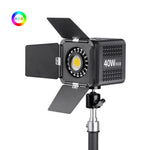 VLOGLITE P40RGB 40W COB RGB Videolys 2500K-6500K 20 Effektilstande Studie Videolampe til Fotografering Livestreaming