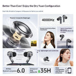W968 Wireless Bluetooth-compatible Earbuds ANC Active Noise Cancelling In-ear Sports Earbuds