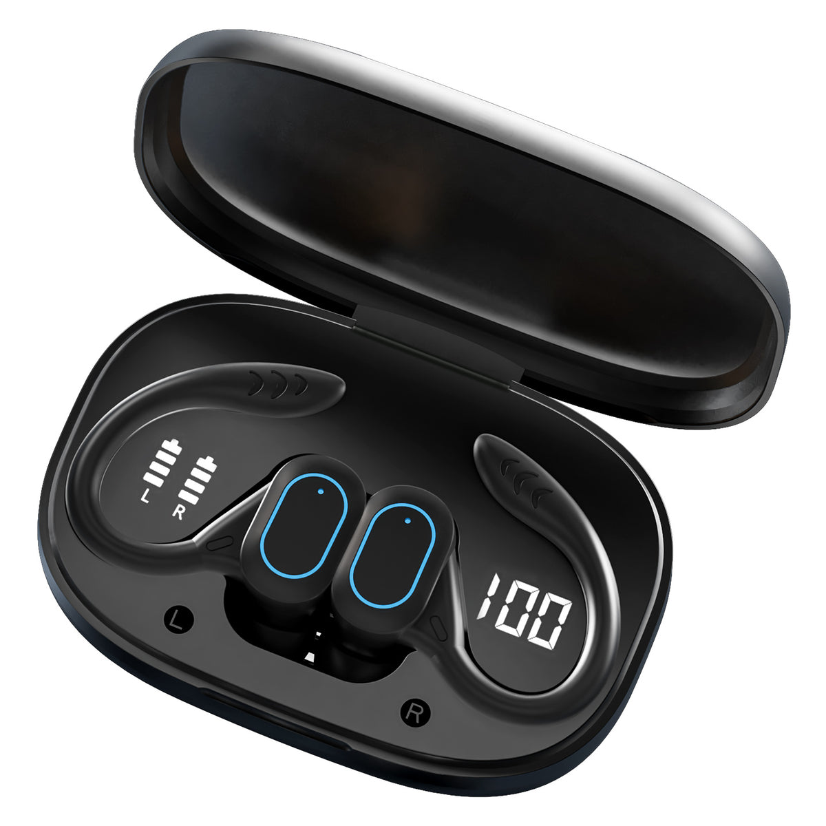 XH13 Bluetooth-compatible Ear-hook In-Ear Earbuds 60ms Low Latency Gaming Sports Earbuds