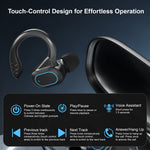 XH13 Bluetooth-compatible Ear-hook In-Ear Earbuds 60ms Low Latency Gaming Sports Earbuds