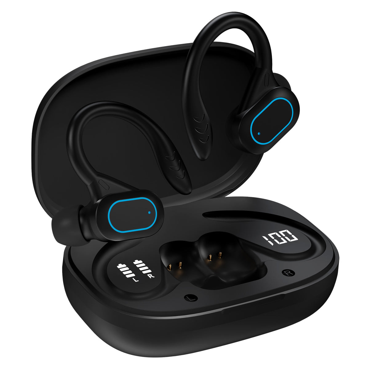 XH13 Bluetooth-compatible Ear-hook In-Ear Earbuds 60ms Low Latency Gaming Sports Earbuds