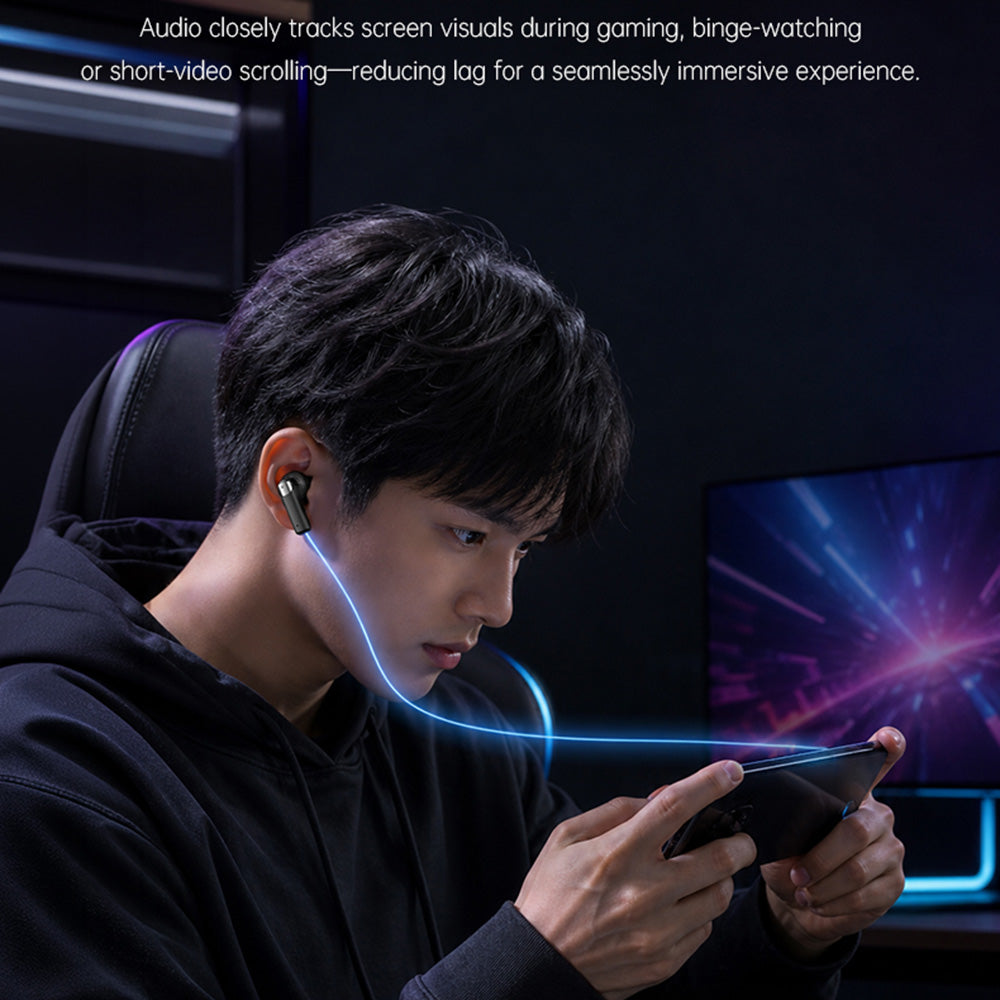 F28 Wireless Bluetooth-compatible Earbuds In-Ear Active Noise Cancellation 48dB Deep Noise Reduction Sports Earbuds