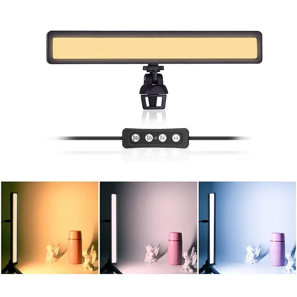 VLOGLITE WS66 Videokonferencebelysning med stativ LED Webcam Streaming-lys Bærbar computerlampe til selvudsendelse livestreaming