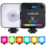 VLOGLITE W-S6 Full Color RGB LED Photography Light Camera Light Sunset Atmosphere Lamp Magnetic Mini Fill Light