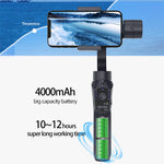 F10 Pro Three-Axis Anti-Shake Selfie Stick Tripod Phone Holder Gimbal Stabilizer Support APP for Vlog Live-Streaming