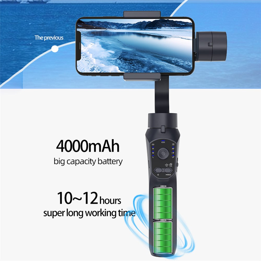 F10 Pro Three-Axis Anti-Shake Selfie Stick Tripod Phone Holder Gimbal Stabilizer Support APP for Vlog Live-Streaming