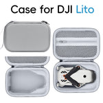 Til DJI Lito 1 / Lito X1 Opbevaringstaske PU + Lycra Drone Bærbar Transporttaske med Netlomme og Lynlåslukning