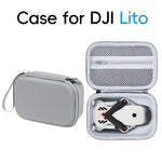 Til DJI Lito 1 / Lito X1 Opbevaringstaske PU + Lycra Drone Bærbar Transporttaske med Netlomme og Lynlåslukning