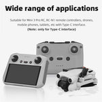 EWB9372 3Pcs Dust Plug for DJI Mini 3 Pro Drone Remote Controller Interface Silicone Waterproof Type-C Port Plugs