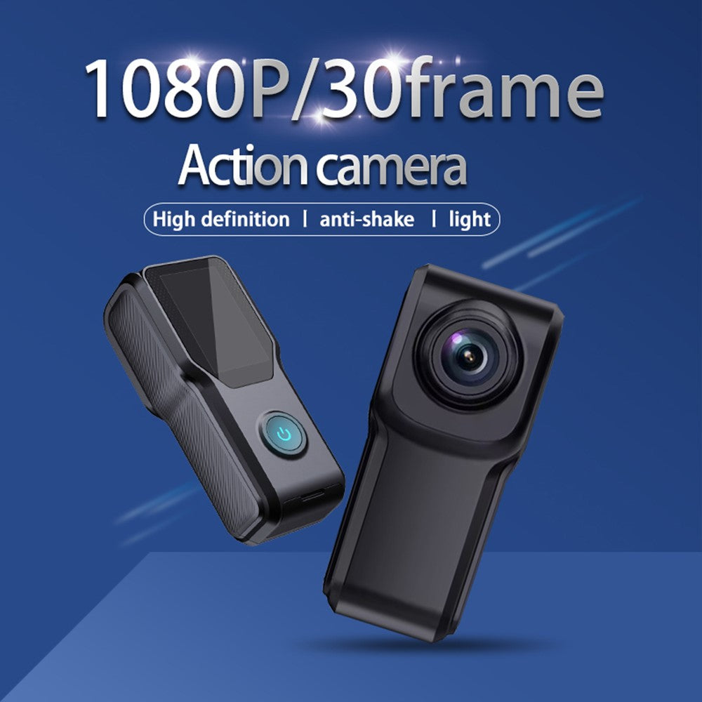 HD 1080P Thumb Size Action Camera 1.18 Inch IPS Screen Mini Video Recorder with 32GB Card
