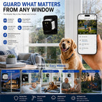 K66 2K Window Camera Dual-Band WiFi Full-Color Night Vision Human Detection for Home Security (without TF Card)
