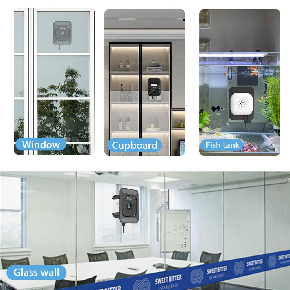 K66 2K Window Camera Dual-Band WiFi Full-Color Night Vision Human Detection for Home Security (without TF Card)