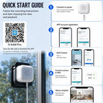 K66 2K Window Camera Dual-Band WiFi Full-Color Night Vision Human Detection for Home Security (without TF Card)