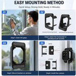 K66 2K Window Camera Dual-Band WiFi Full-Color Night Vision Human Detection for Home Security (without TF Card)
