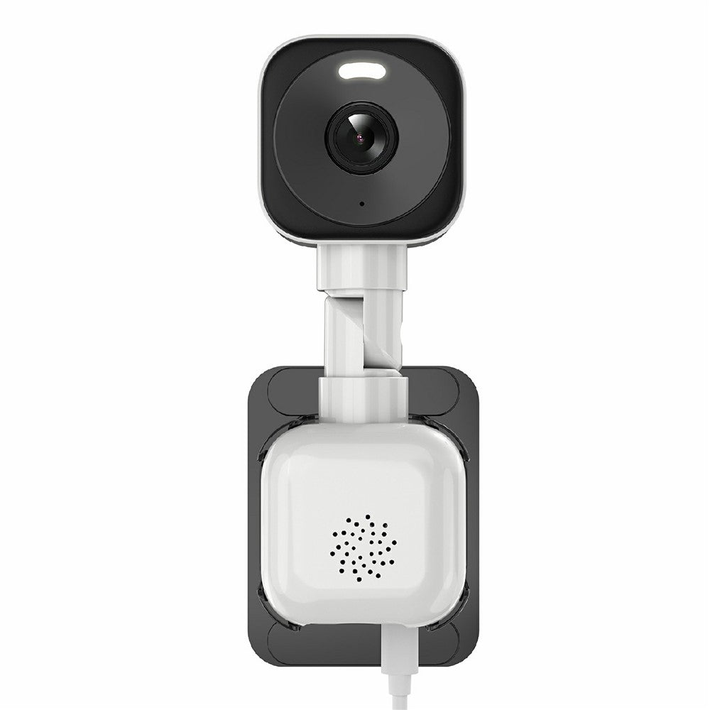 K90 Dual-Lens Window Security Camera 2K Dual-Band WiFi Two-Way Audio Human Detection for Glass Windows (without TF Card)