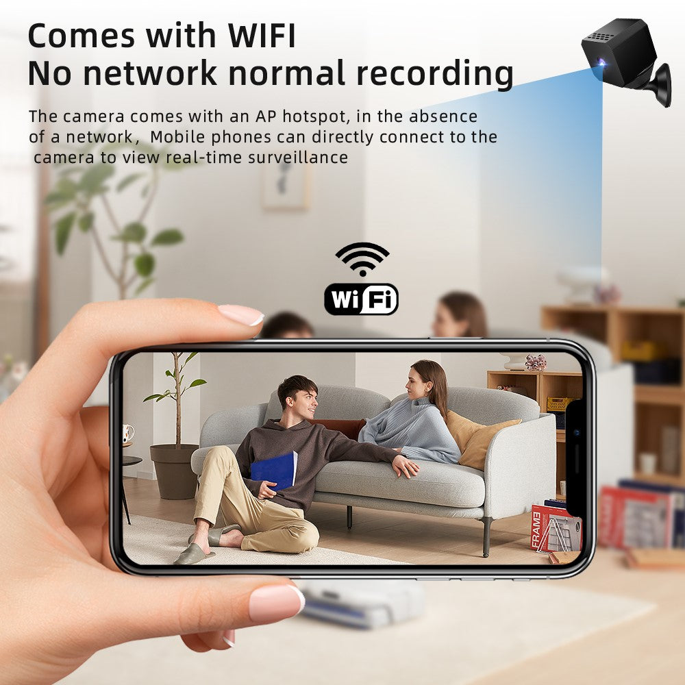 F1 Mini Security Camera Night Vision Surveillance Wireless Motion Detection Remote Viewing