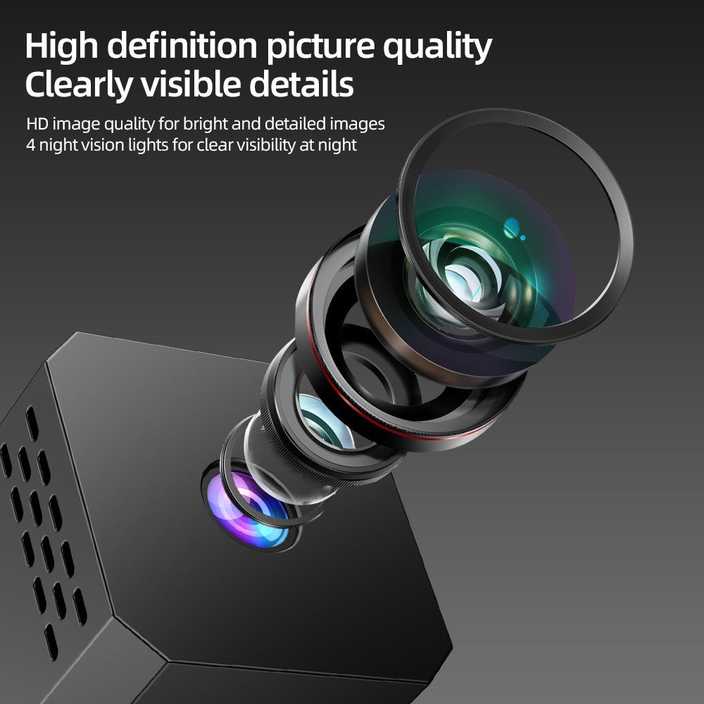F1 Mini Security Camera Night Vision Surveillance Wireless Motion Detection Remote Viewing
