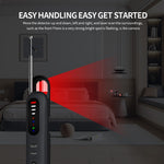 T06 Hidden Camera Detector IR Wireless Scanner for Hotels Anti Spy Device Multifunctional Detector GPS WiFi Finder