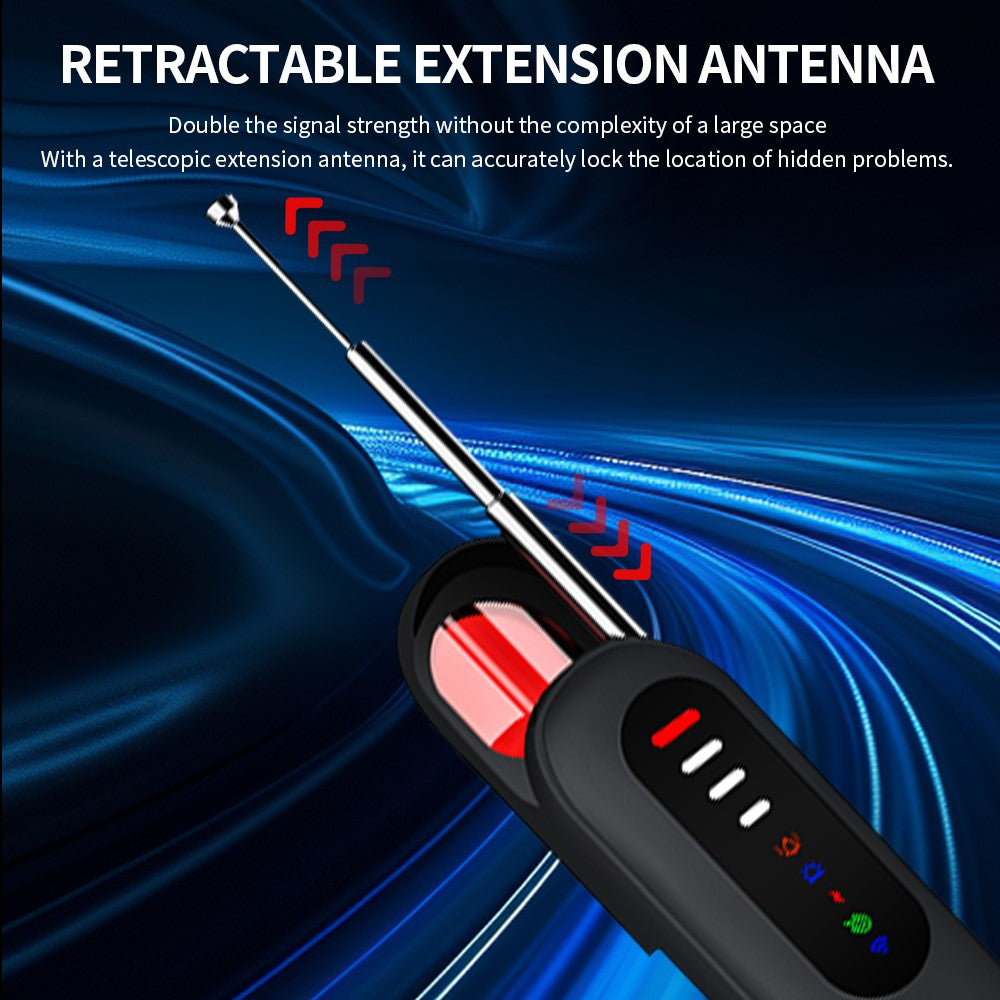 T06 Hidden Camera Detector IR Wireless Scanner for Hotels Anti Spy Device Multifunctional Detector GPS WiFi Finder