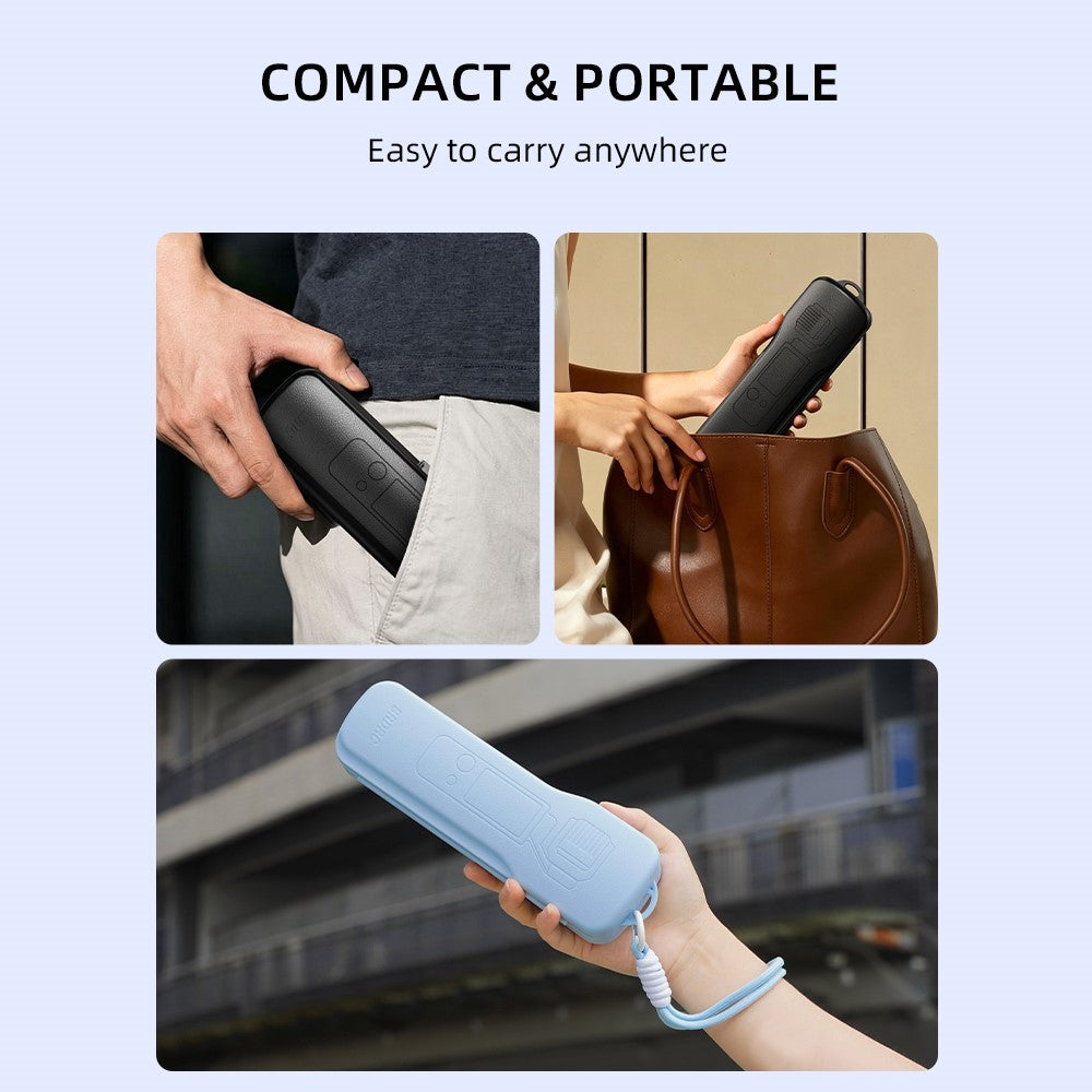 BRDRC Protective Case for DJI Osmo Pocket 4 / Pocket 3 ABS + Silicone Shock-Absorbing Storage Case with Wrist Strap
