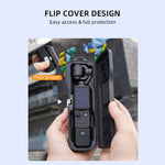 BRDRC Protective Case for DJI Osmo Pocket 4 / Pocket 3 ABS + Silicone Shock-Absorbing Storage Case with Wrist Strap