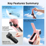 BRDRC Beskyttelsescover til DJI Osmo Pocket 4 / Pocket 3 ABS Faldbeskyttelse Bærbart Linsebeskyttelseslåg Hårdt Etui