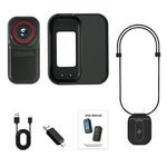 FF006 1.47 Inch HD Screen Thumb Camera with Magnetic Charging Case First Person View Vlogging Mini Camera