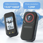 FF006 1.47 Inch HD Screen Thumb Camera with Magnetic Charging Case First Person View Vlogging Mini Camera