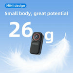 FF006 1.47 Inch HD Screen Thumb Camera with Magnetic Charging Case First Person View Vlogging Mini Camera