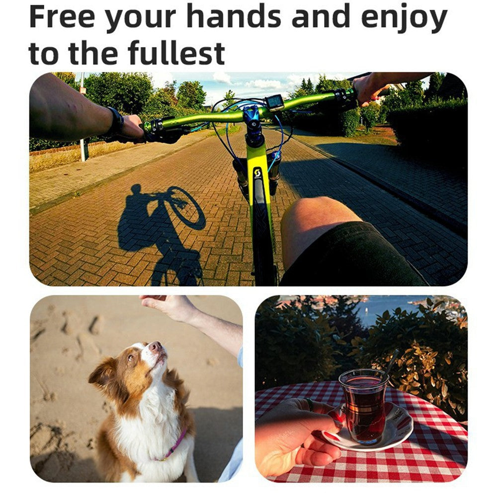 FF006 1.47 Inch HD Screen Thumb Camera with Magnetic Charging Case First Person View Vlogging Mini Camera