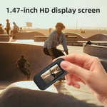 FF006 1.47 Inch HD Screen Thumb Camera with Magnetic Charging Case First Person View Vlogging Mini Camera