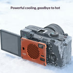 VRIG TT-02 10W TEC Semiconductor Cooler Digital Display Magnetic Cooling Fan for Camera Phone