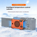 VRIG TT-02 10W TEC Semiconductor Cooler Digital Display Magnetic Cooling Fan for Camera Phone