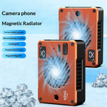 VRIG TT-02 10W TEC Semiconductor Cooler Digital Display Magnetic Cooling Fan for Camera Phone