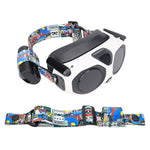 912746-11 Adjustable Head Strap for Antigravity A1 Vision VR Headset Magic Tape Elastic Band Pattern Printed Headstrap
